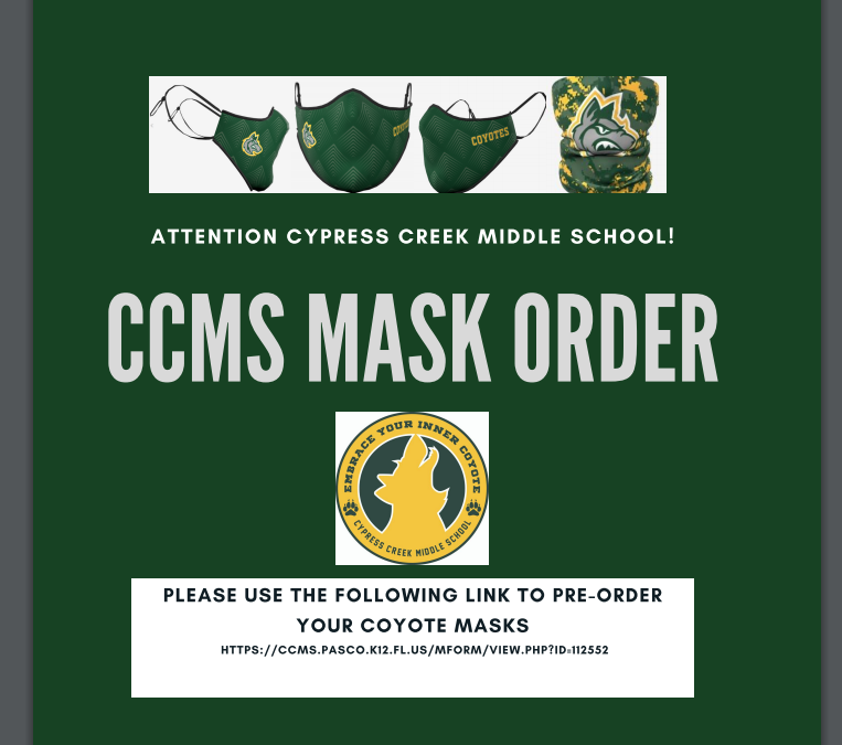 CCMS MASK ORDER